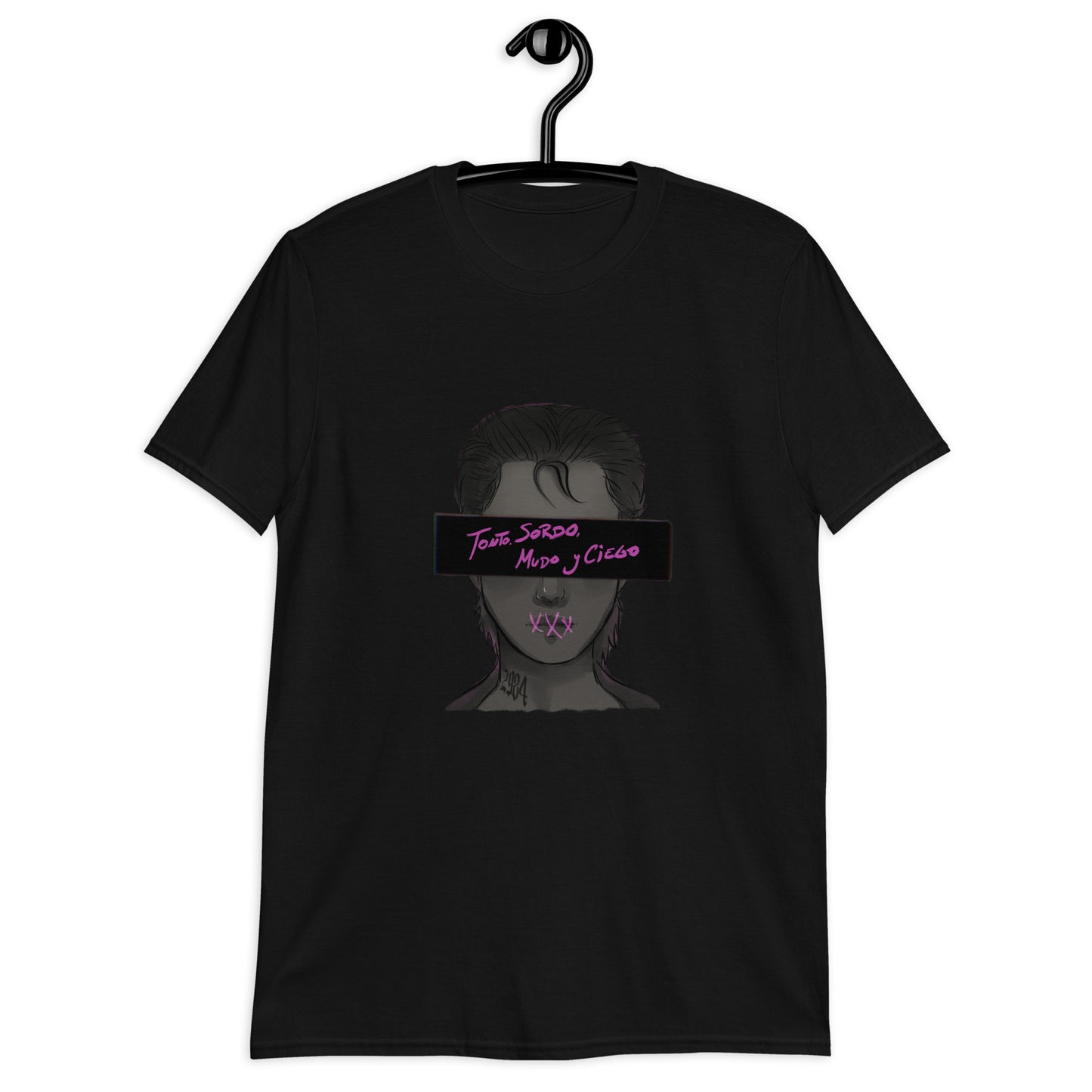 Camiseta manga corta Tonto, Sordo, Mudo y Ciego