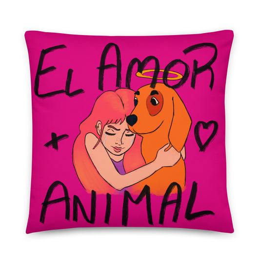 Cojín El amor más animal