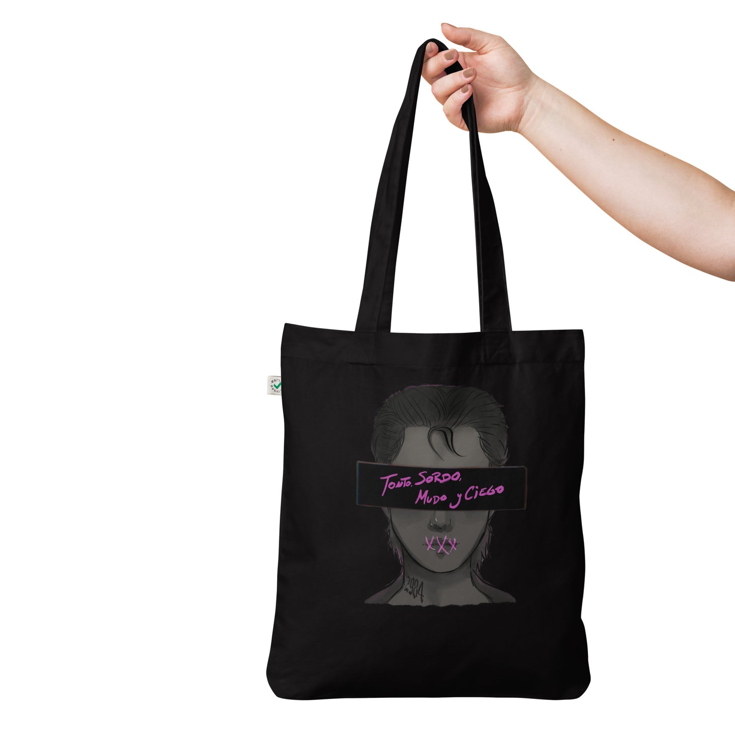 Tote bag Tonto, Sordo, Mudo y Ciego