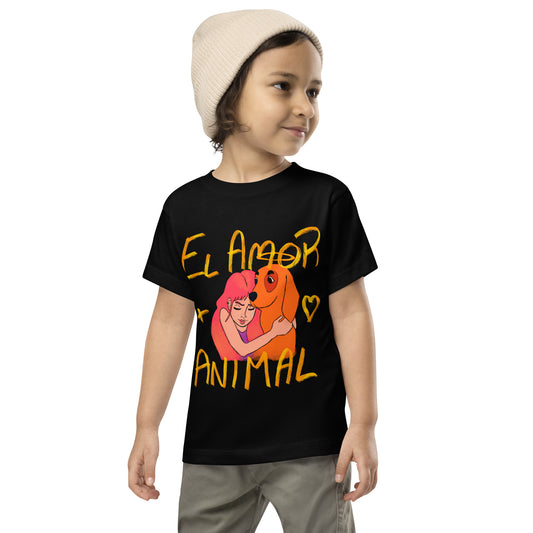 Camiseta infantil El amor más Animal