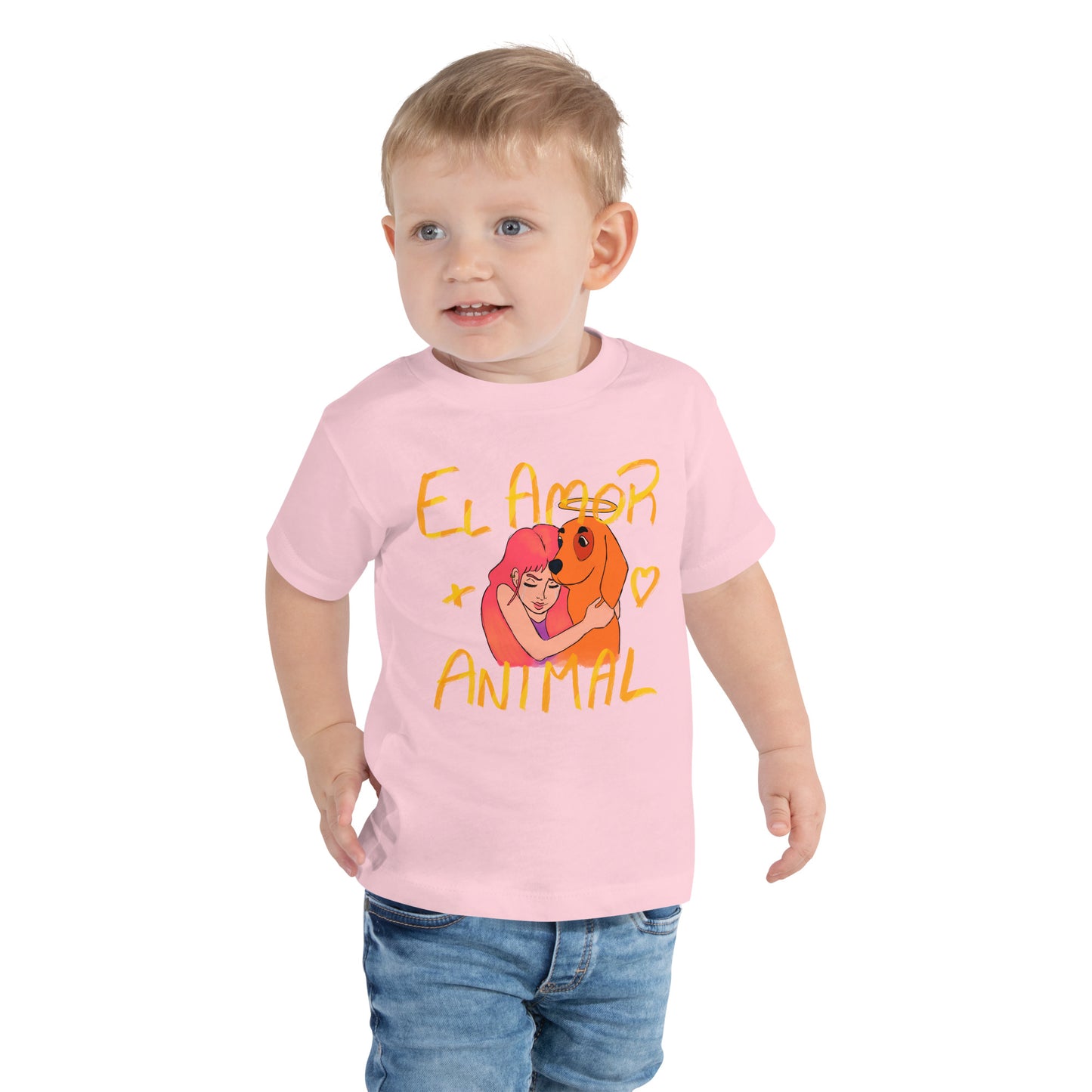 Camiseta infantil El amor más Animal