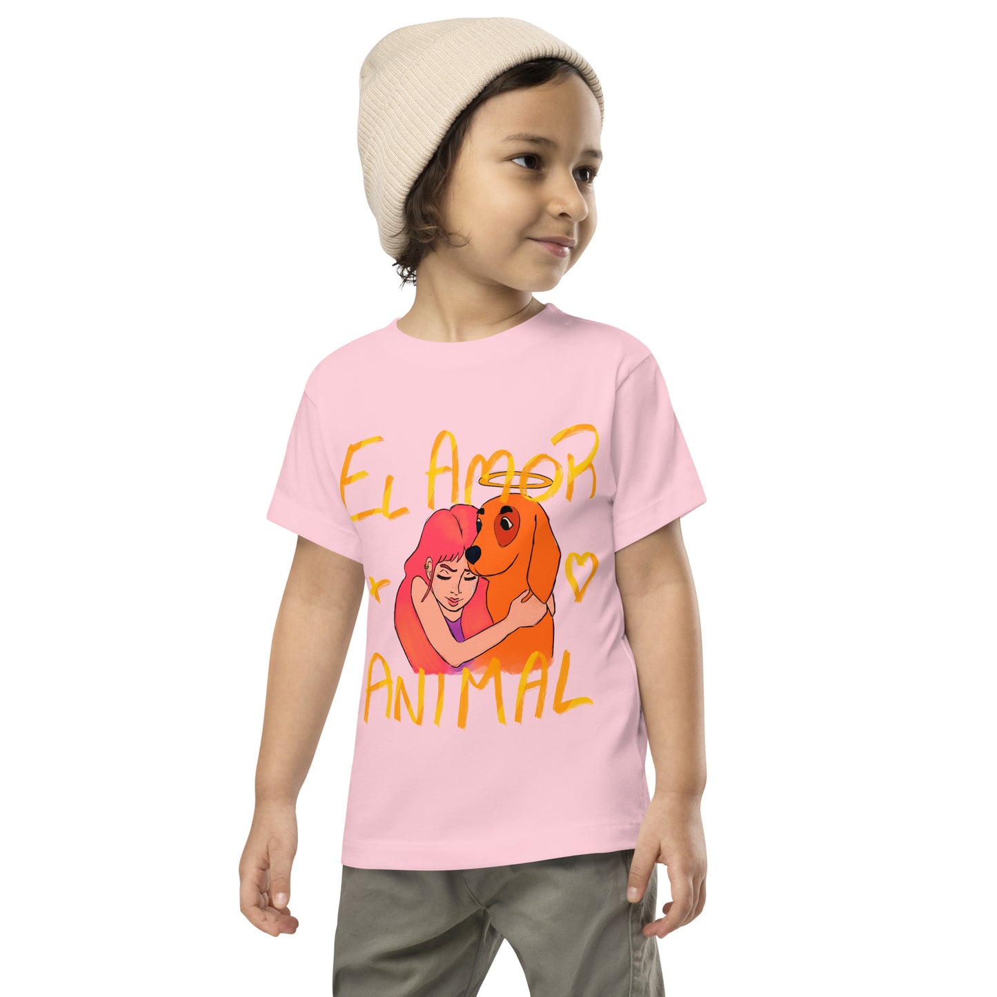 Camiseta infantil El amor más Animal