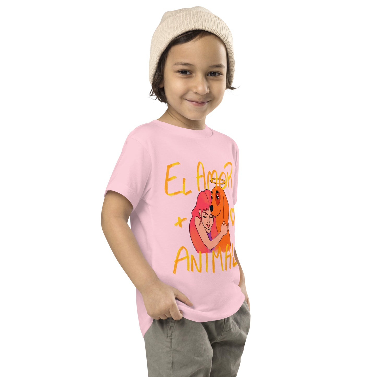 Camiseta infantil El amor más Animal