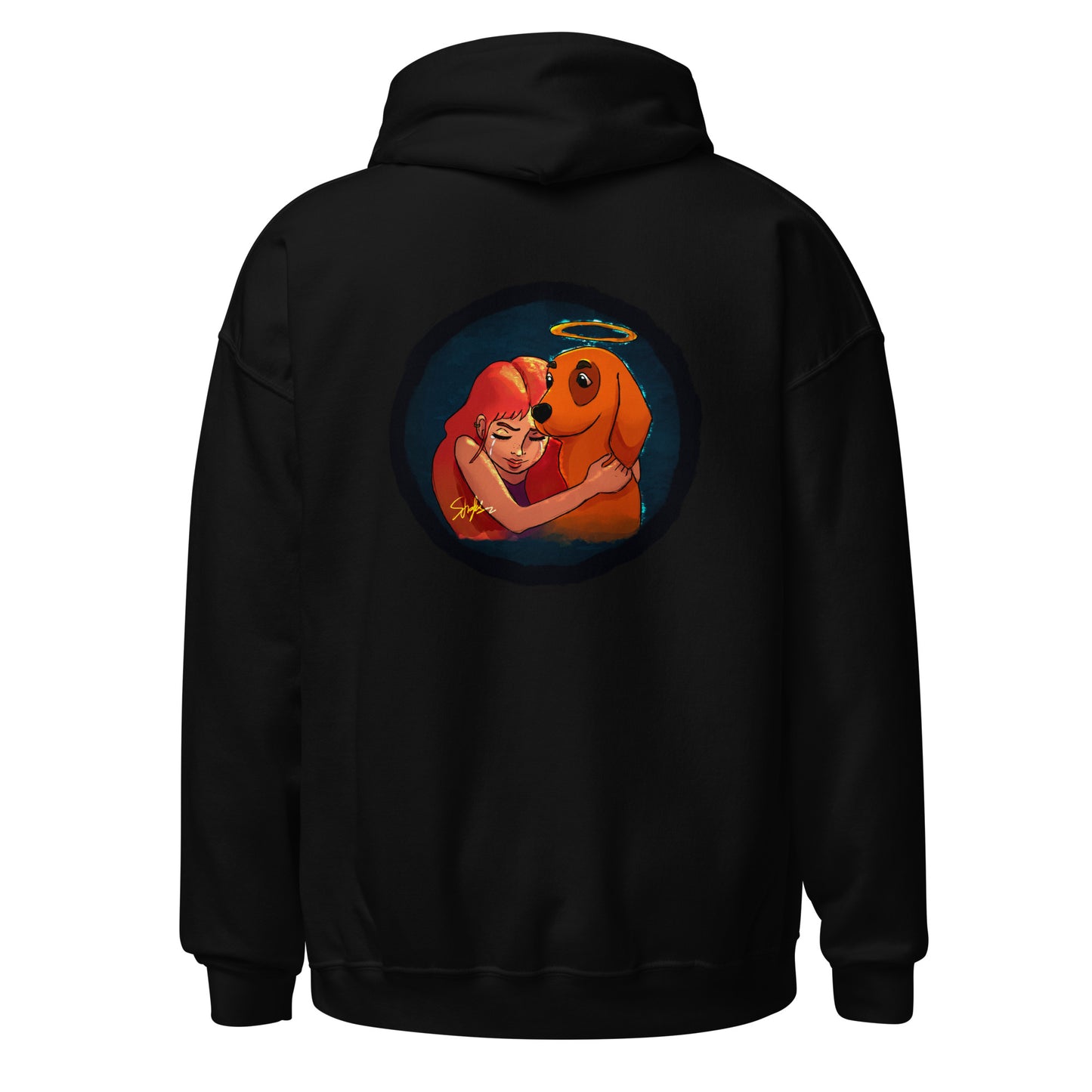 Sudadera con capucha El amor más animal