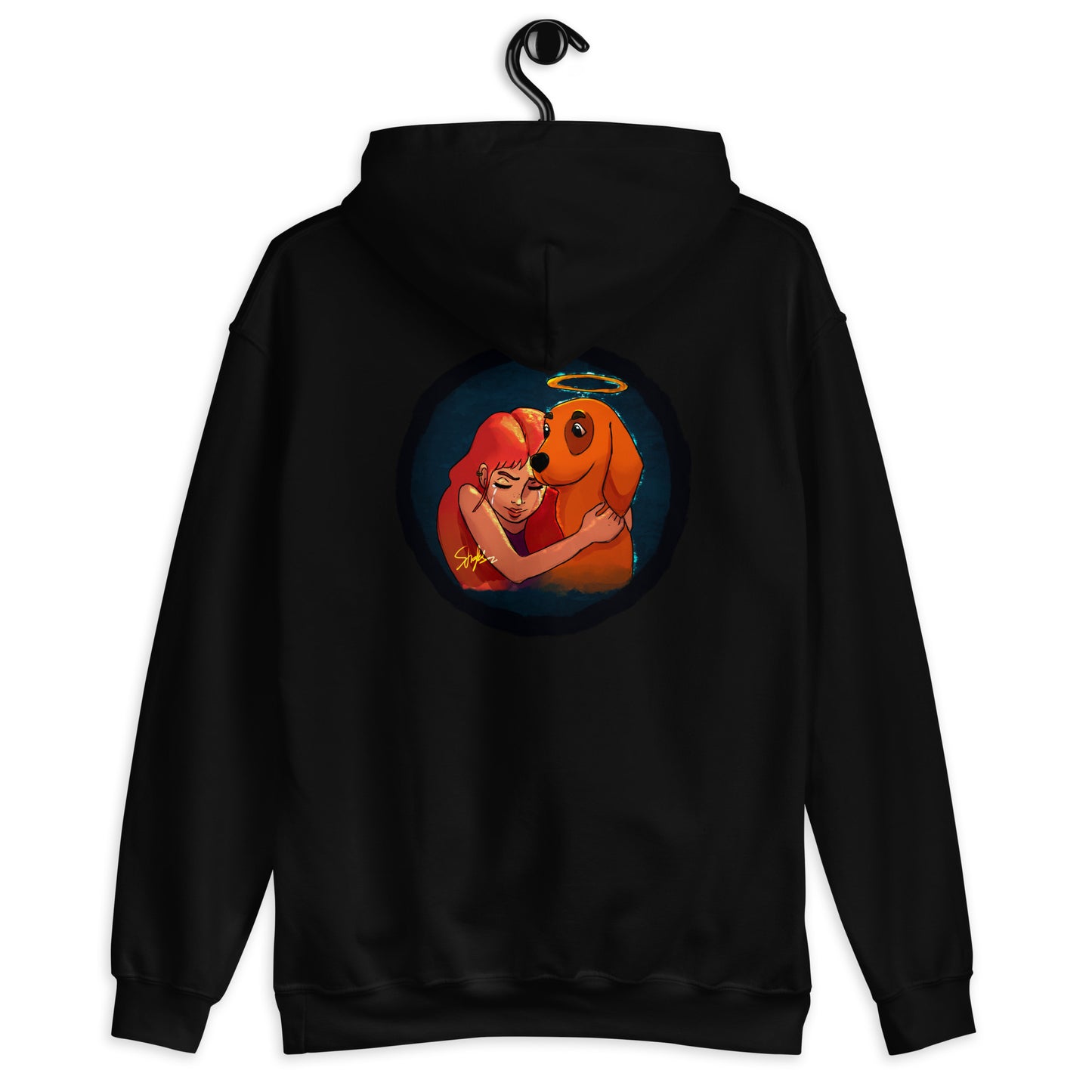 Sudadera con capucha El amor más animal