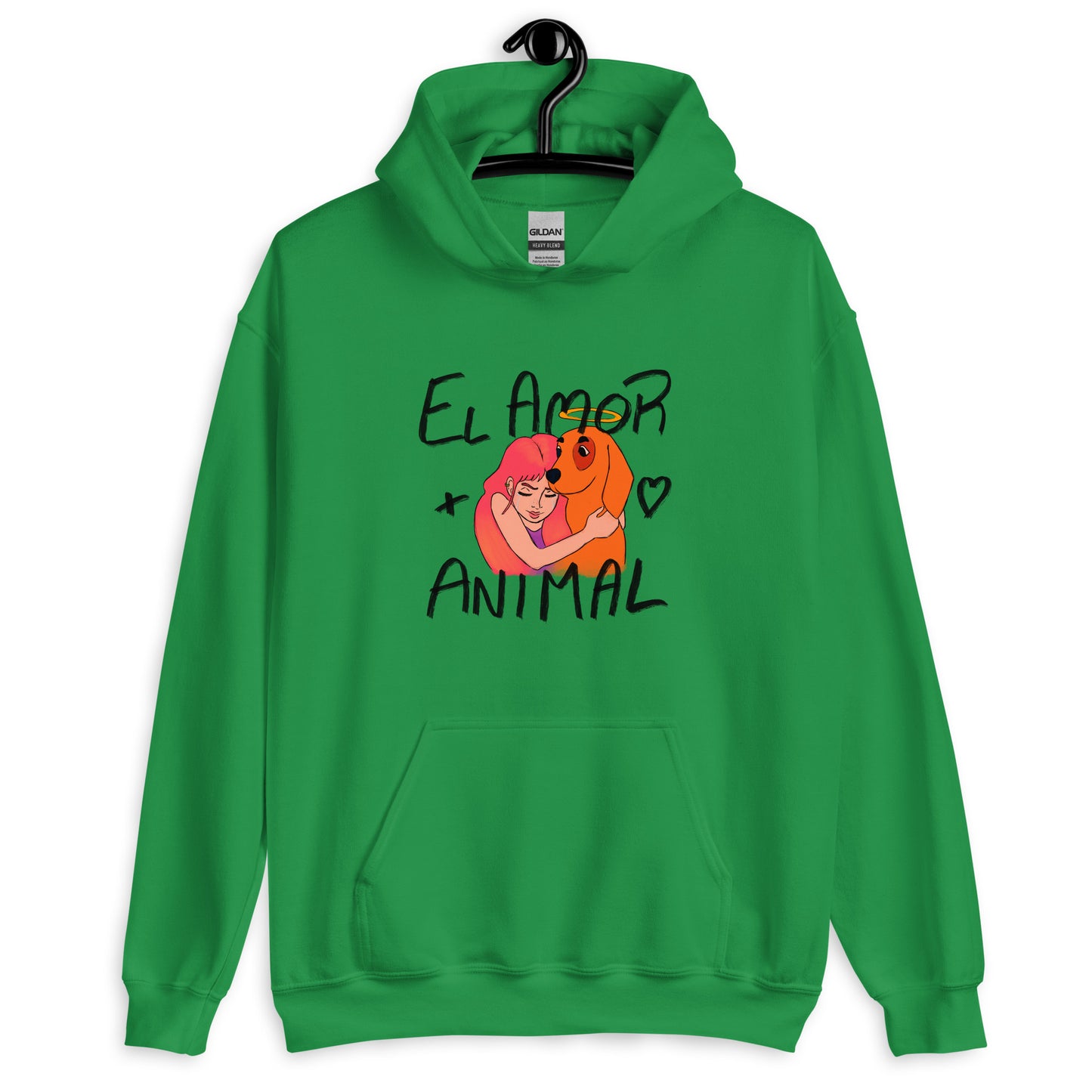 Sudadera con capucha El Amor Más Animal