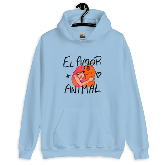 Sudadera con capucha El Amor Más Animal