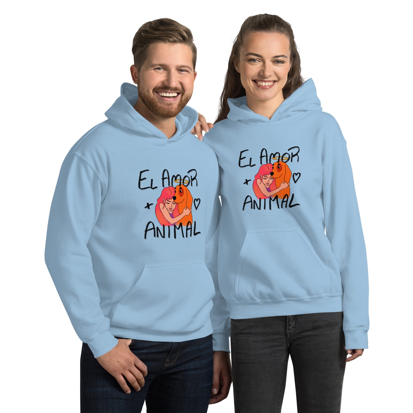 Sudadera con capucha El Amor Más Animal