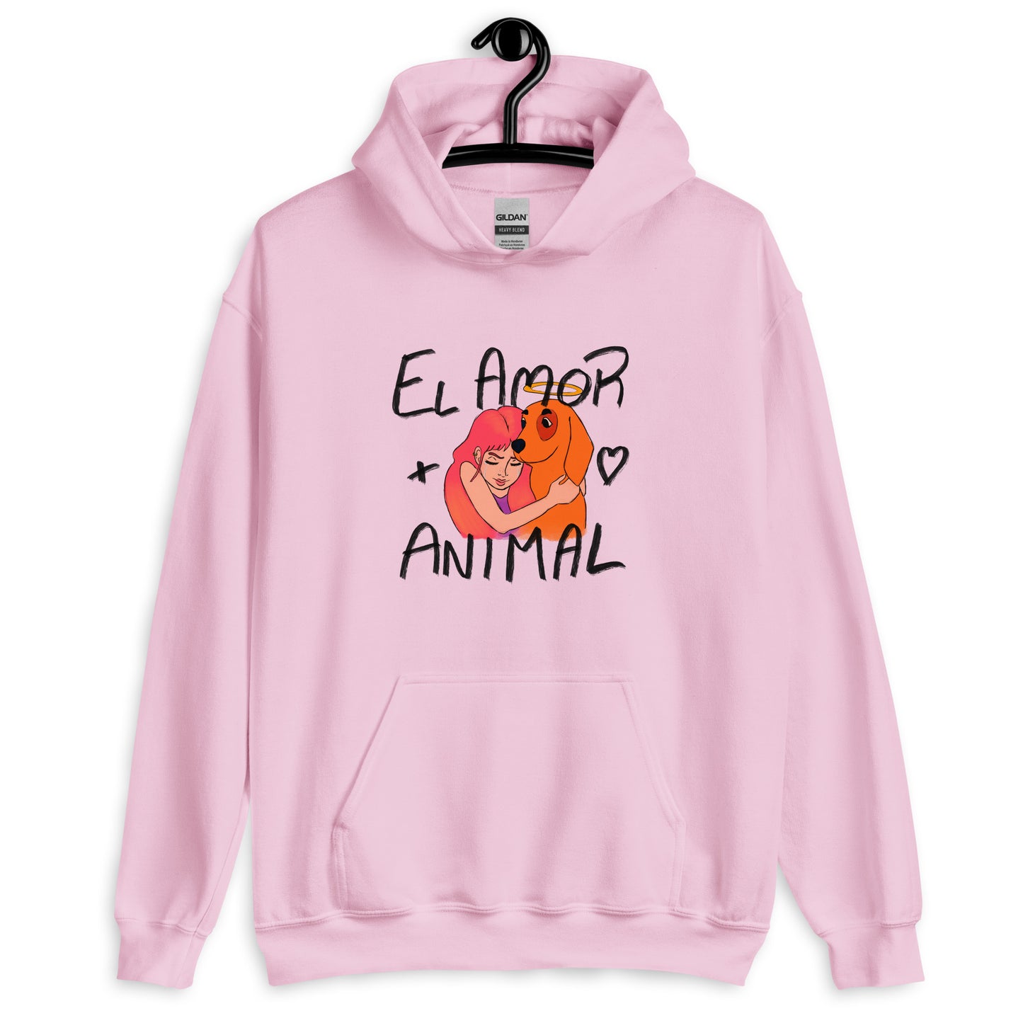 Sudadera con capucha El Amor Más Animal