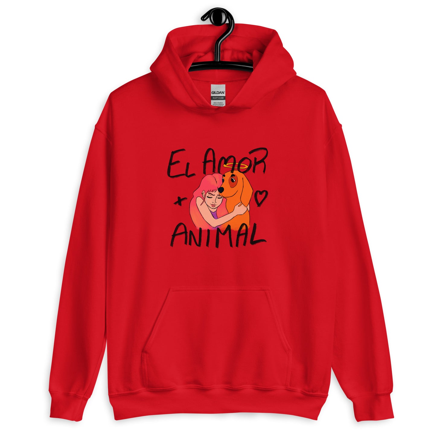 Sudadera con capucha El Amor Más Animal