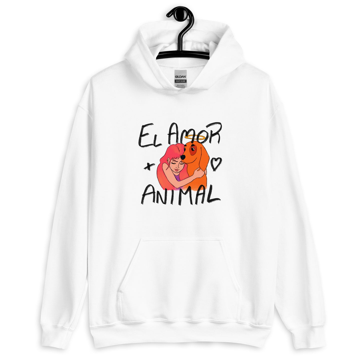 Sudadera con capucha El Amor Más Animal